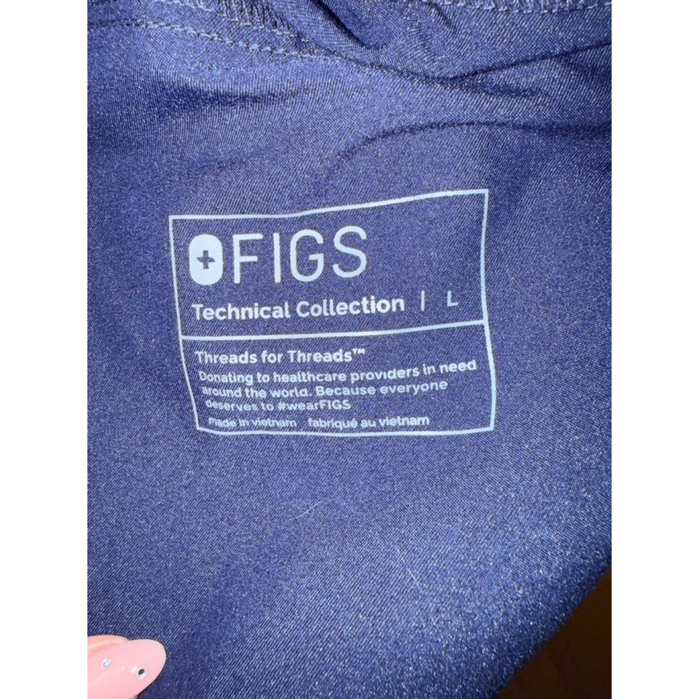 Preowned, FIGS Men's Tansen Jogger Scrub Pants,Navy, Large - Picture 2 of 7